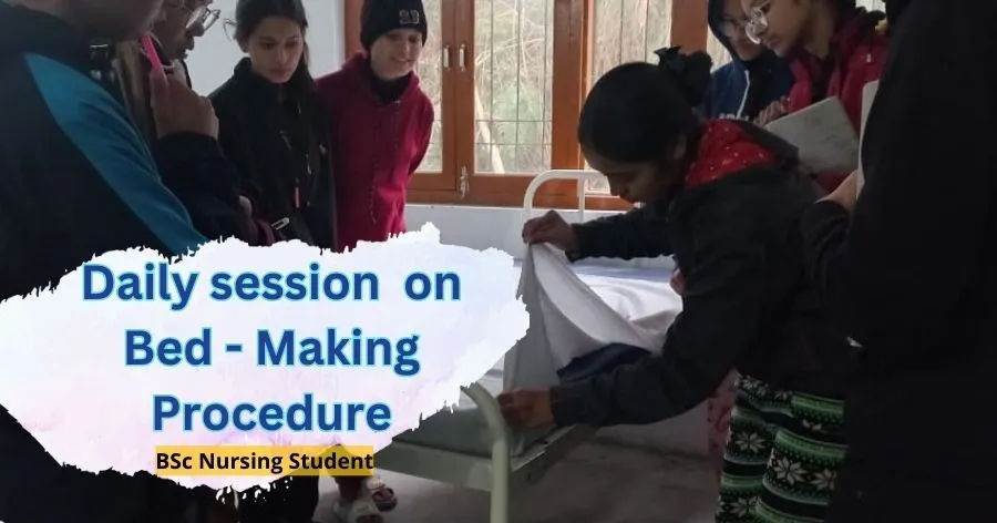 Read more about the article Daily Morning Session of PGI Pithoragarh Nursing Students on Bed-Making Procedure