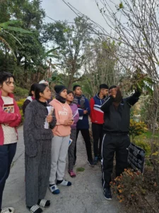 Identification of Fruit Bud Differentiation in Mango by PGI Pithoragarh BSC Agriculture students