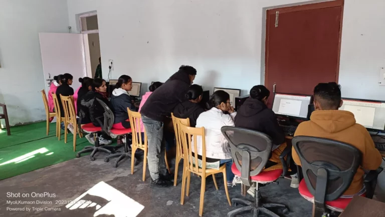 Empowering Students through Computer Skills at PGI Pithoragarh College