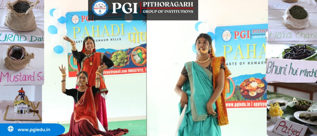 PGI College Pithoragarh Celebrates Pahari Poshan with Flair!