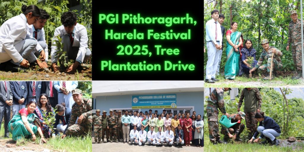 PGI Pithoragarh Harela Celebration: Tree Plantation Drive 2025